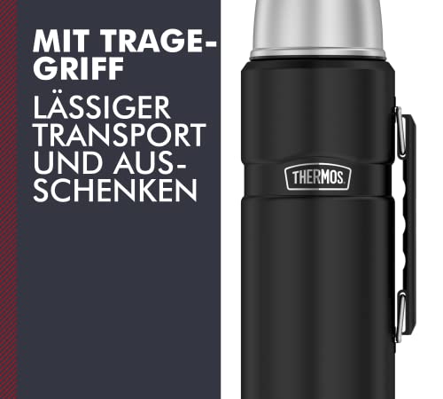Thermos Isolierflasche 1,2L Stainless King - Charcoal