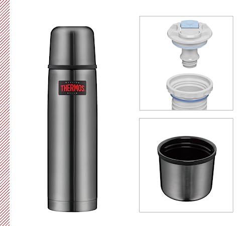 Thermos Isolierflasche 750ml Light & Compact - Stone Grey